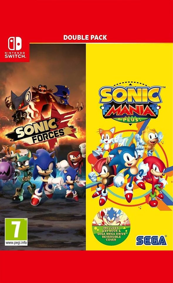 Sonic Forces & Sonic Mania Plus Double Pack_Switch Sonic Forces & Sonic Mania Plus Double Pack (Switch)