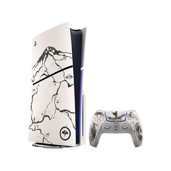 PS5_Ghost_Of_Yotei_Black_Limited_Edition_2 Sony Playstation 5 (PS5) Slim - Ghost of Yotei Black Limited Edition