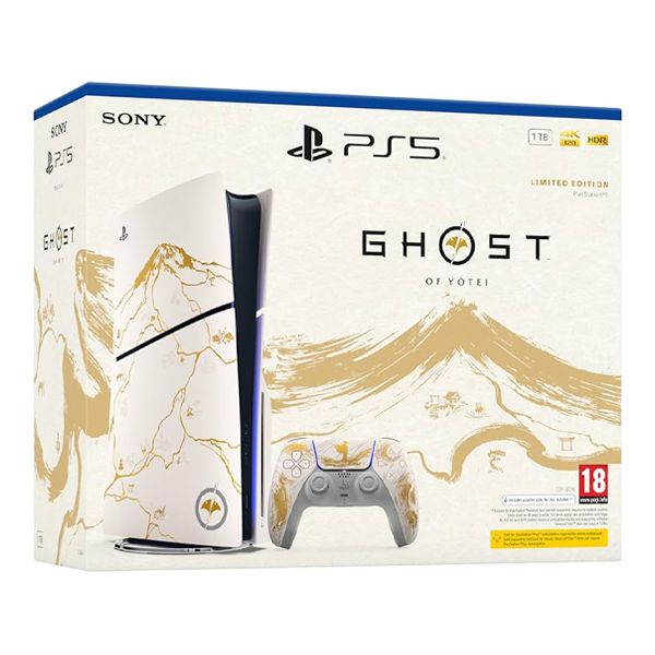 PS5_Ghost_Of_Yotei_Gold_Limited_Edition_1 Sony Playstation 5 (PS5) Slim - Ghost of Yotei Gold Limited Edition