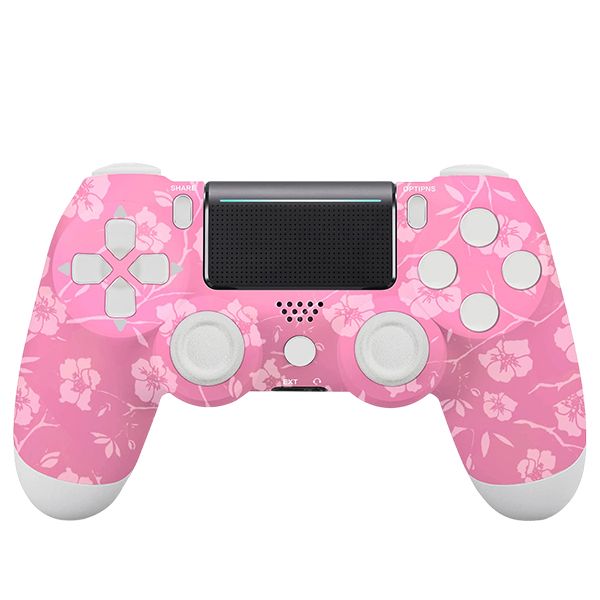 DS4_Pink_Flowers_1 Геймпад PS4 DualShock 4 V2 Pink Flowers Custom