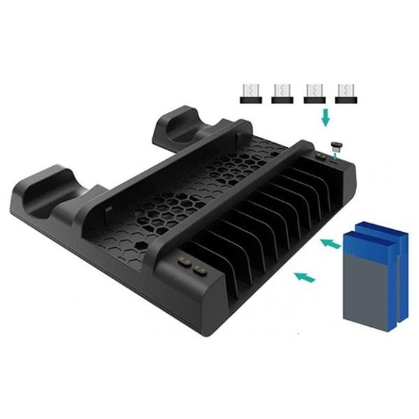 Подставка PS4 SLIM PRO TP4-19076 DOBE_3 Стенд с охлаждением и зарядкой PS4/SLIM/PRO DOBE (TP4-19076)