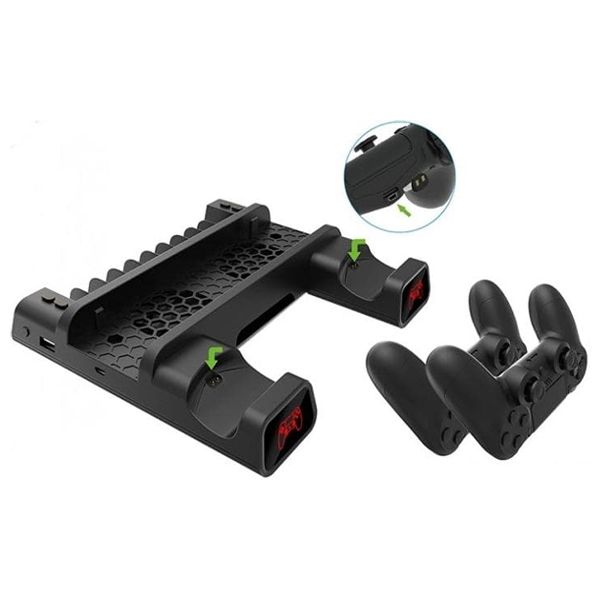 Подставка PS4 SLIM PRO TP4-19076 DOBE_4 Стенд с охлаждением и зарядкой PS4/SLIM/PRO DOBE (TP4-19076)